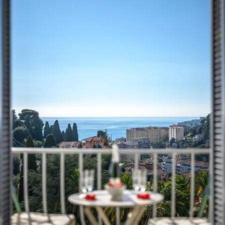 Riviera Palace - Vue Sur La - Parking Prive Apartment Menton